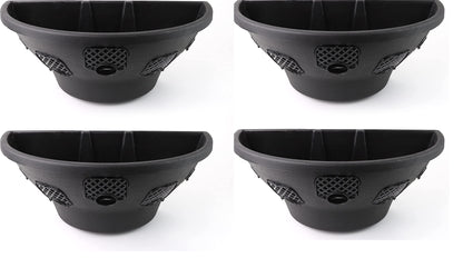 DIVCHI 18" Wall Hanging Baskets Wall-Mounted Flower Planters Basket For Garden