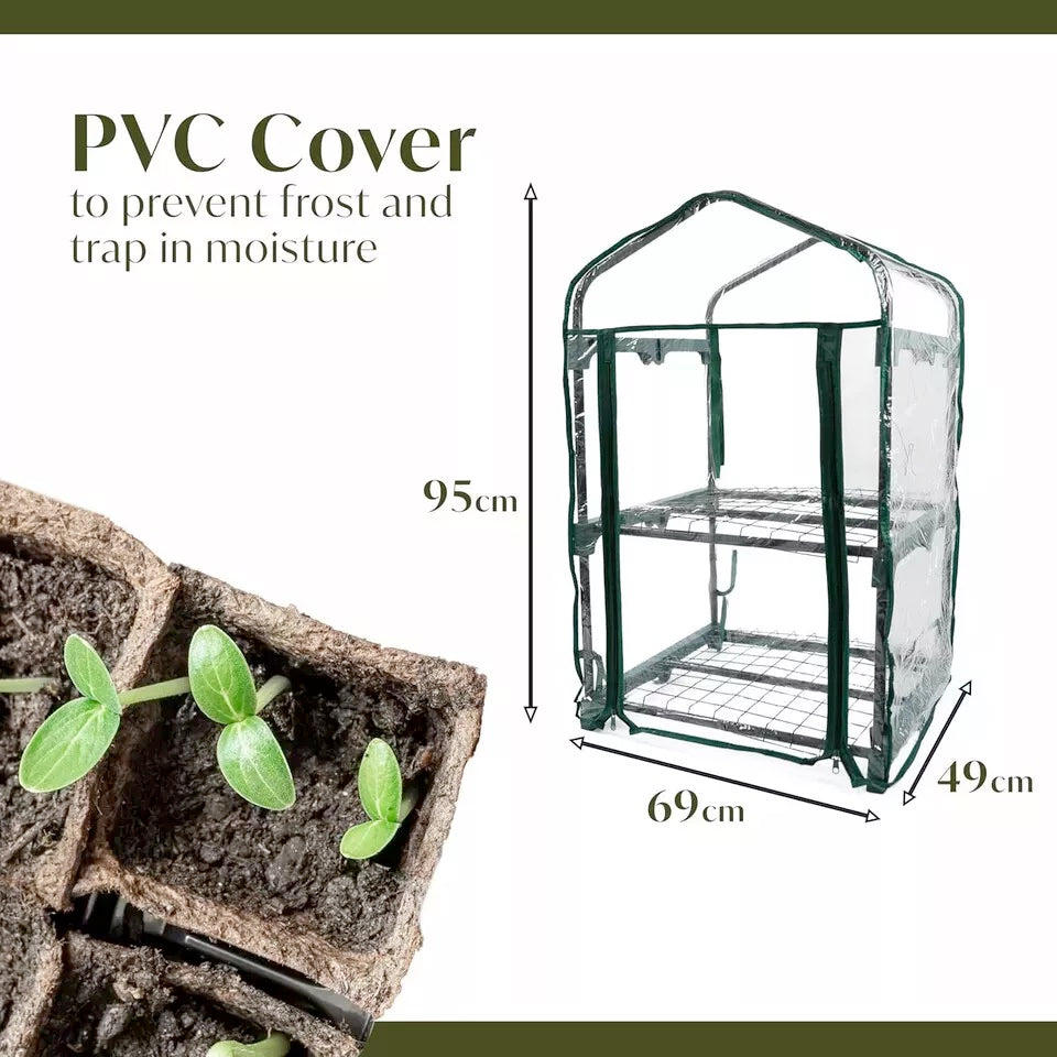 Greenhouse PVC Material Easy to Install Perfect for Indoor Outdoor Storage