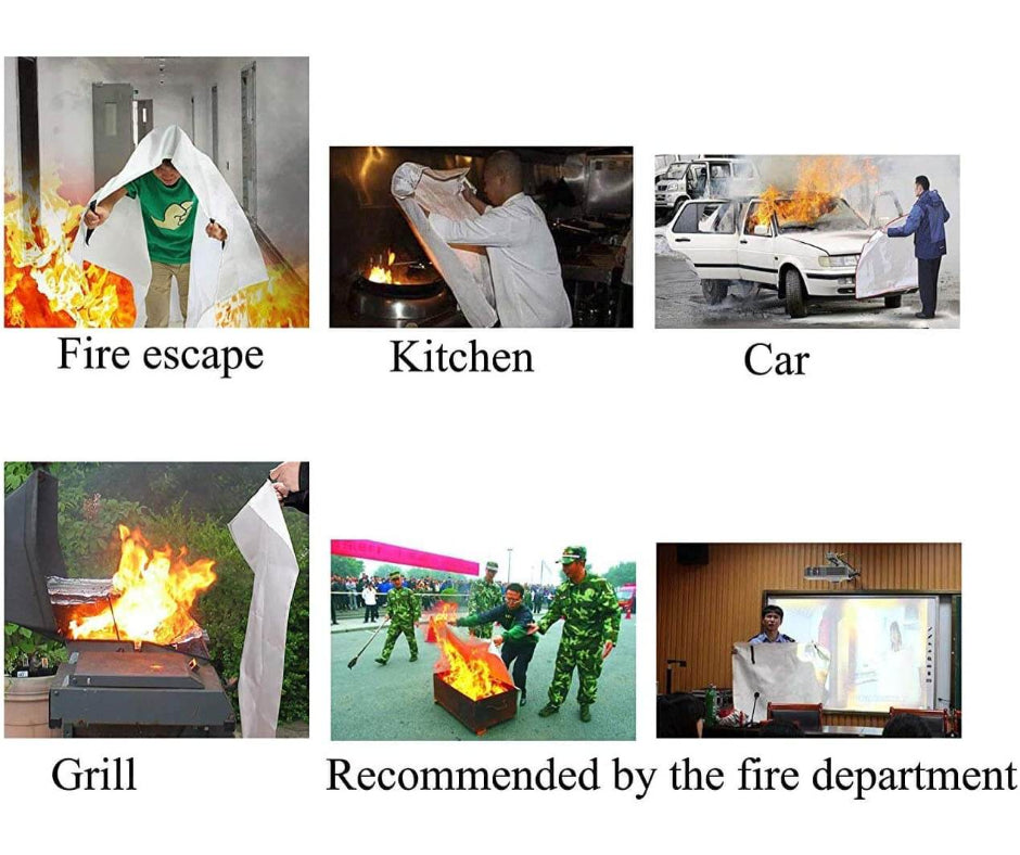 Fire Blankets For Kitchen | Camping Fire Blanket | Car Fire Blanket