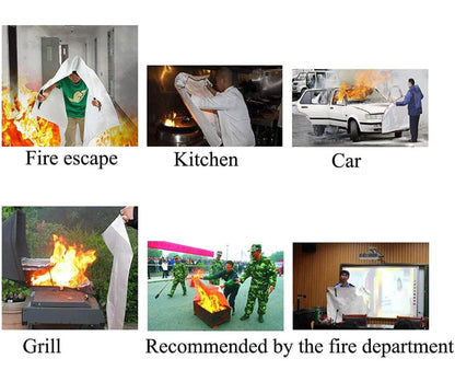 Fire Blankets For Kitchen | Camping Fire Blanket | Car Fire Blanket