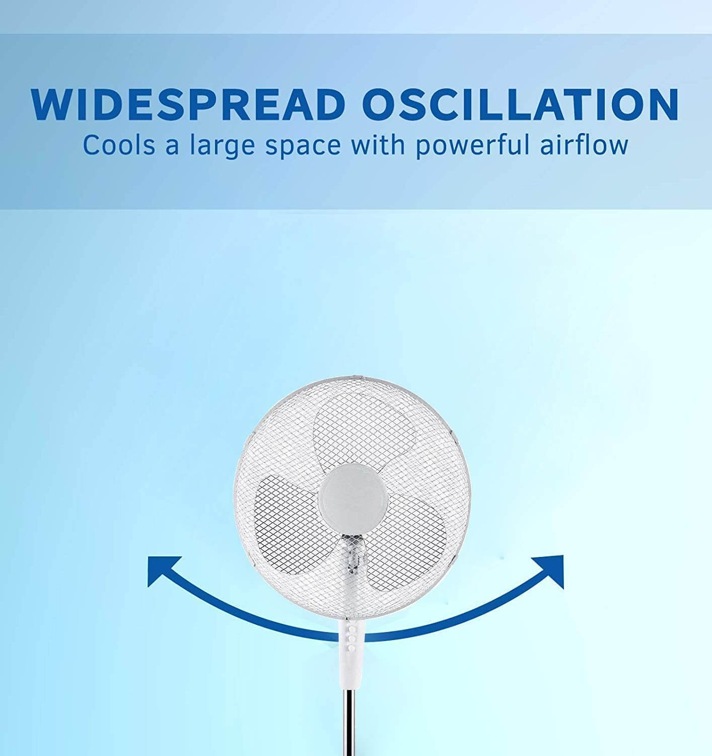 Oscillating Quiet Fan | Pedestal Electric Fan | Fan Pedestal