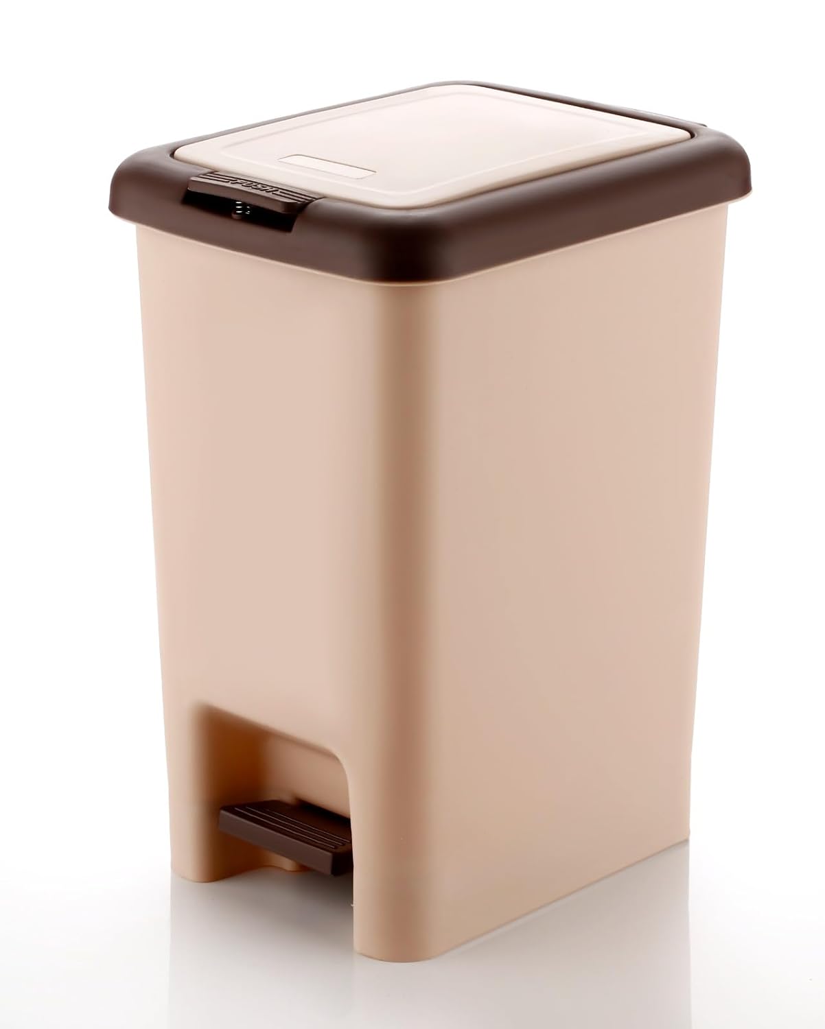 Kitchen Trash Can with Pedal - Wastebasket for Home, Office, Bathroom and Bedroom - Garbage Bin with Lid and Liner