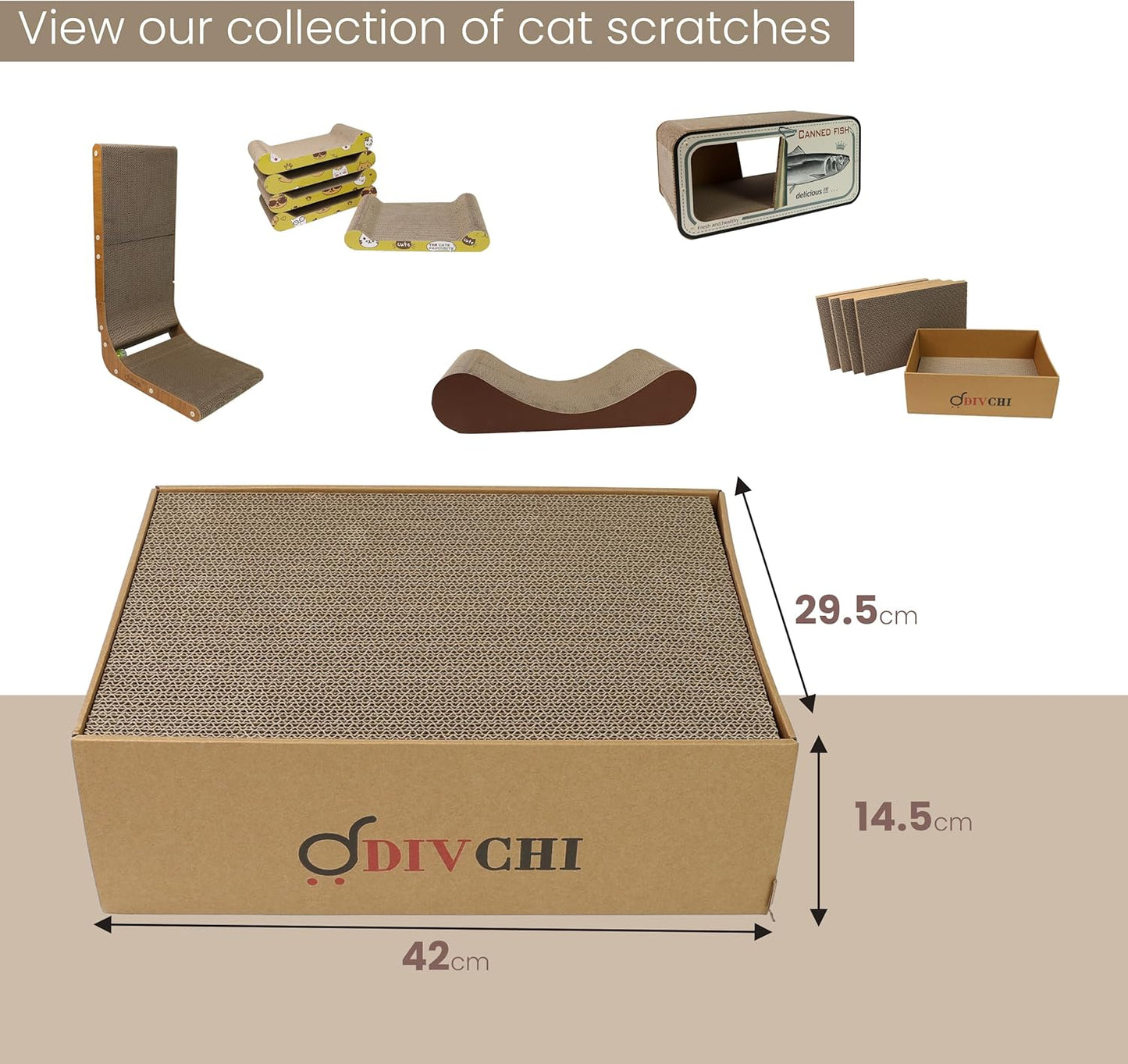 Cat Scratching Board With Box 5 Pcs Cat Scratch Pad With Catnip For Kitty