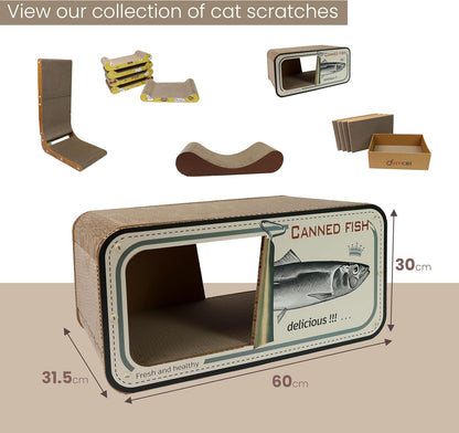 Cat House with Cat Scratching Board For Kitty