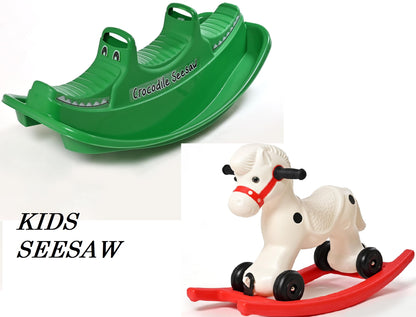 Kids Seesaw Available in Crocodile and Horse Perfect for Kids Fun Play