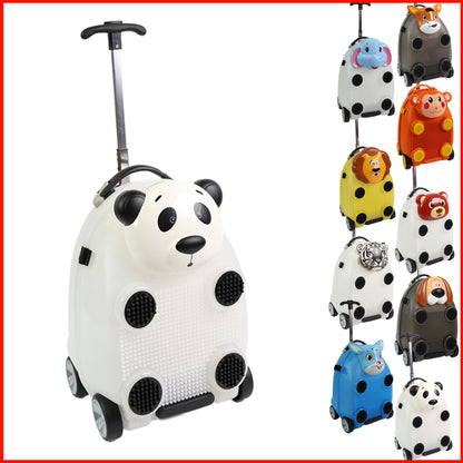 Kids Luggage Bag  Holiday Travel Suitcase for Boys & Girls, Carry-On or Pull-Along School Trolley