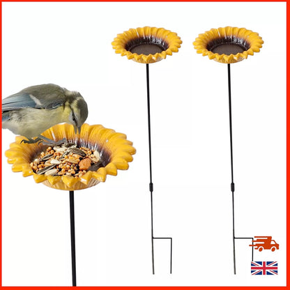 2 Pack Bird Feeding Station Metal Attractive Perfect Garden Decor