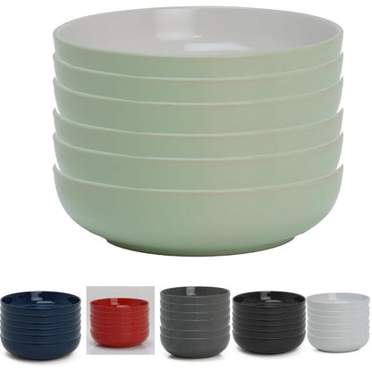 Dinner Bowl Set Lightweight & Stylish Tableware Bowls for Serving Cereal Soup Pasta Salads & Snacks -Dishwasher & Microwave Safe