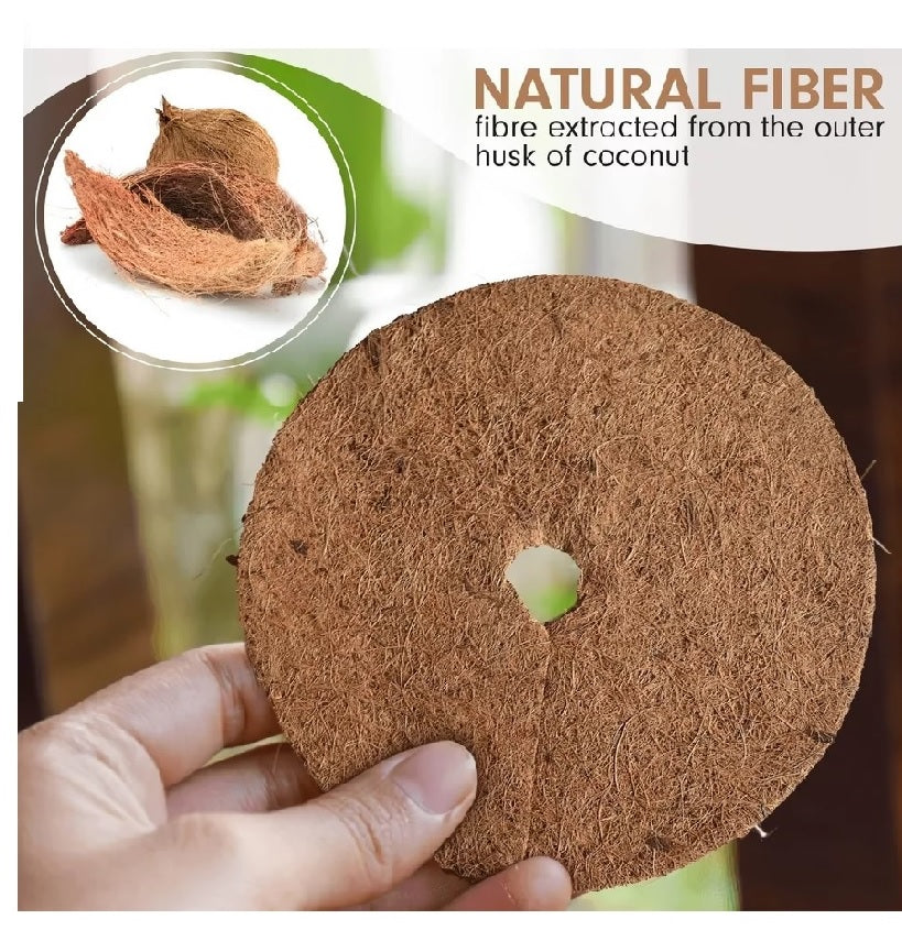 COCO DISC ORGANIC COCONUT FIBRE 100% NATURAL PLANTING COCO SOIL PACK OF 4