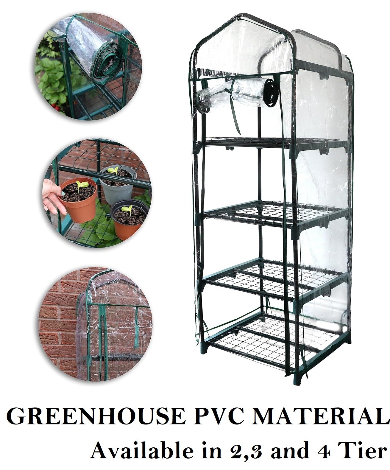 Greenhouse PVC Material Easy to Install Perfect for Indoor Outdoor Storage