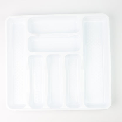 7 Compartment Plastic Cutlery Trays Perfect Kitchen Draw Organiser