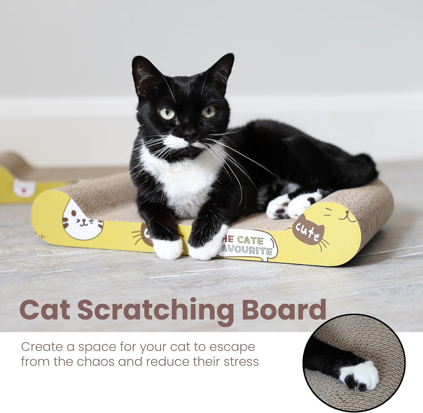 Cat Scratching Board Cat Scratching Pad with Catnip Available in Pack Size