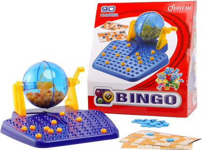 Bingo Game Set - Complete with Bingo Balls, and Bingo Cards, Bingo machine