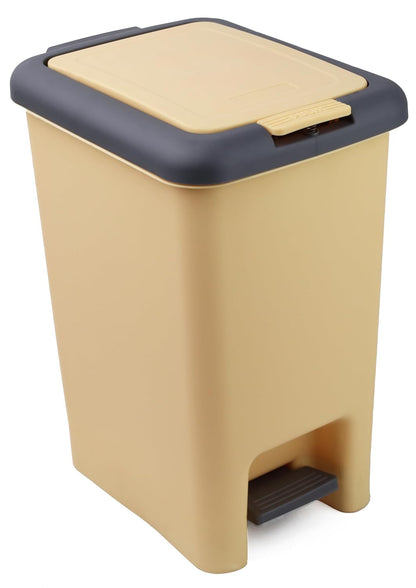 Kitchen Trash Can with Pedal - Wastebasket for Home, Office, Bathroom and Bedroom - Garbage Bin with Lid and Liner