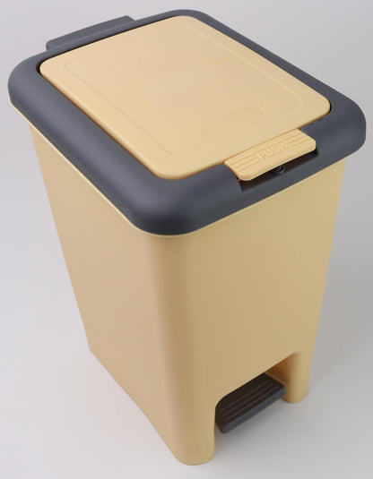 Kitchen Trash Can with Pedal - Wastebasket for Home, Office, Bathroom and Bedroom - Garbage Bin with Lid and Liner