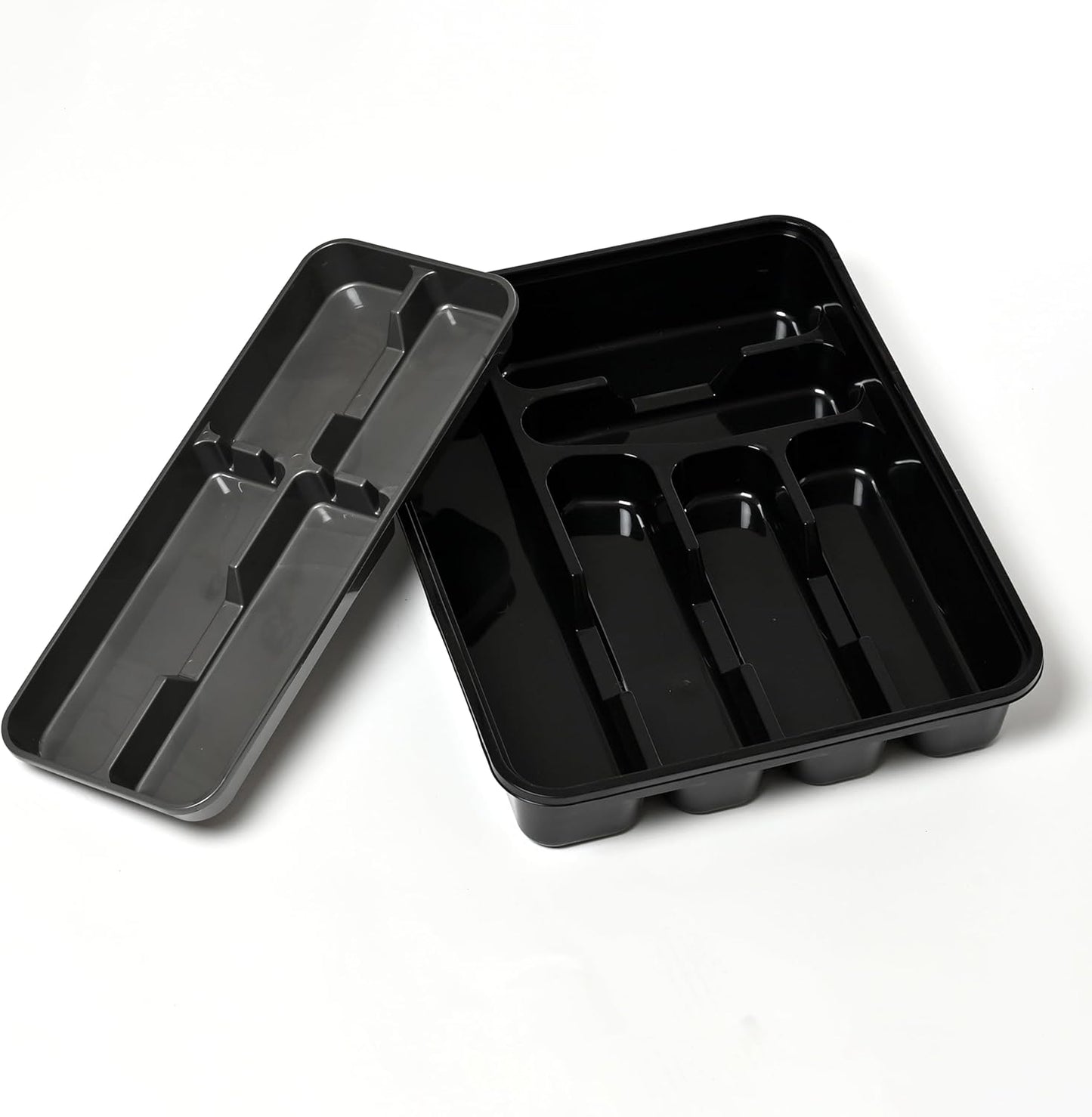 Cutlery Tray For Kitchen 2 Drawer Organiser  Utensil Tray | Flatware Storage