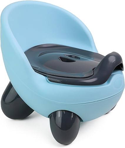 Toilet Training Seat with Non Slip Feet Splash Guard High Back Seat & Removable