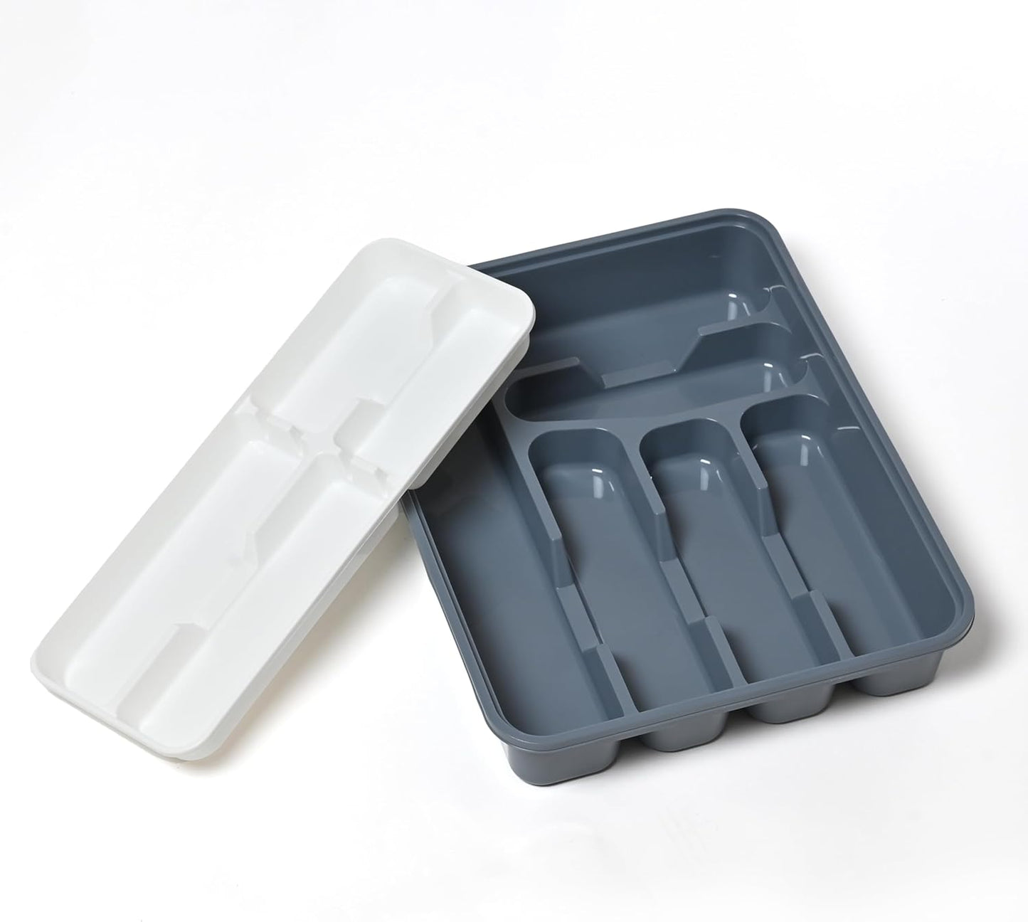 Cutlery Tray For Kitchen 2 Drawer Organiser  Utensil Tray | Flatware Storage