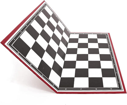 Chess Board Set Game -Travel Chess Piece Set with Chess Folding/Portable Storage Board-Traditional Strategy Game for Kids/Children/Adults