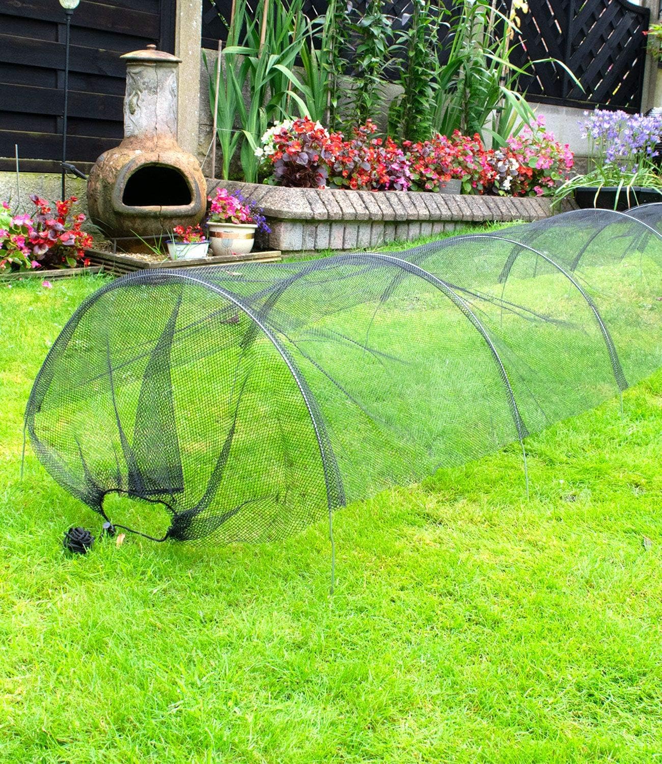 DIVCHI Net Grow Tunnel Plant Cover Black - Lasting Protection Against Birds, Deer and Other Pests