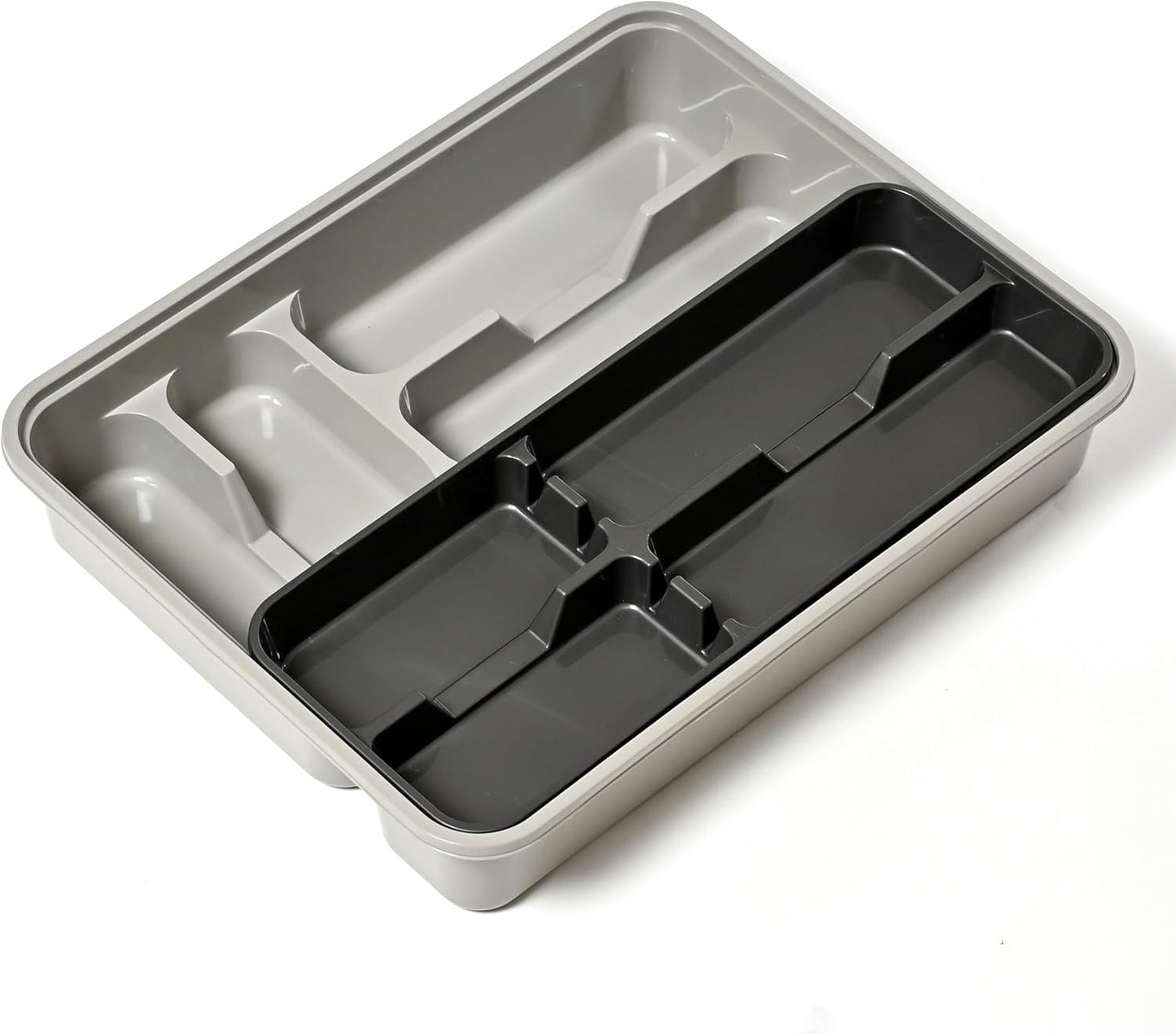 Cutlery Tray For Kitchen 2 Drawer Organiser  Utensil Tray | Flatware Storage