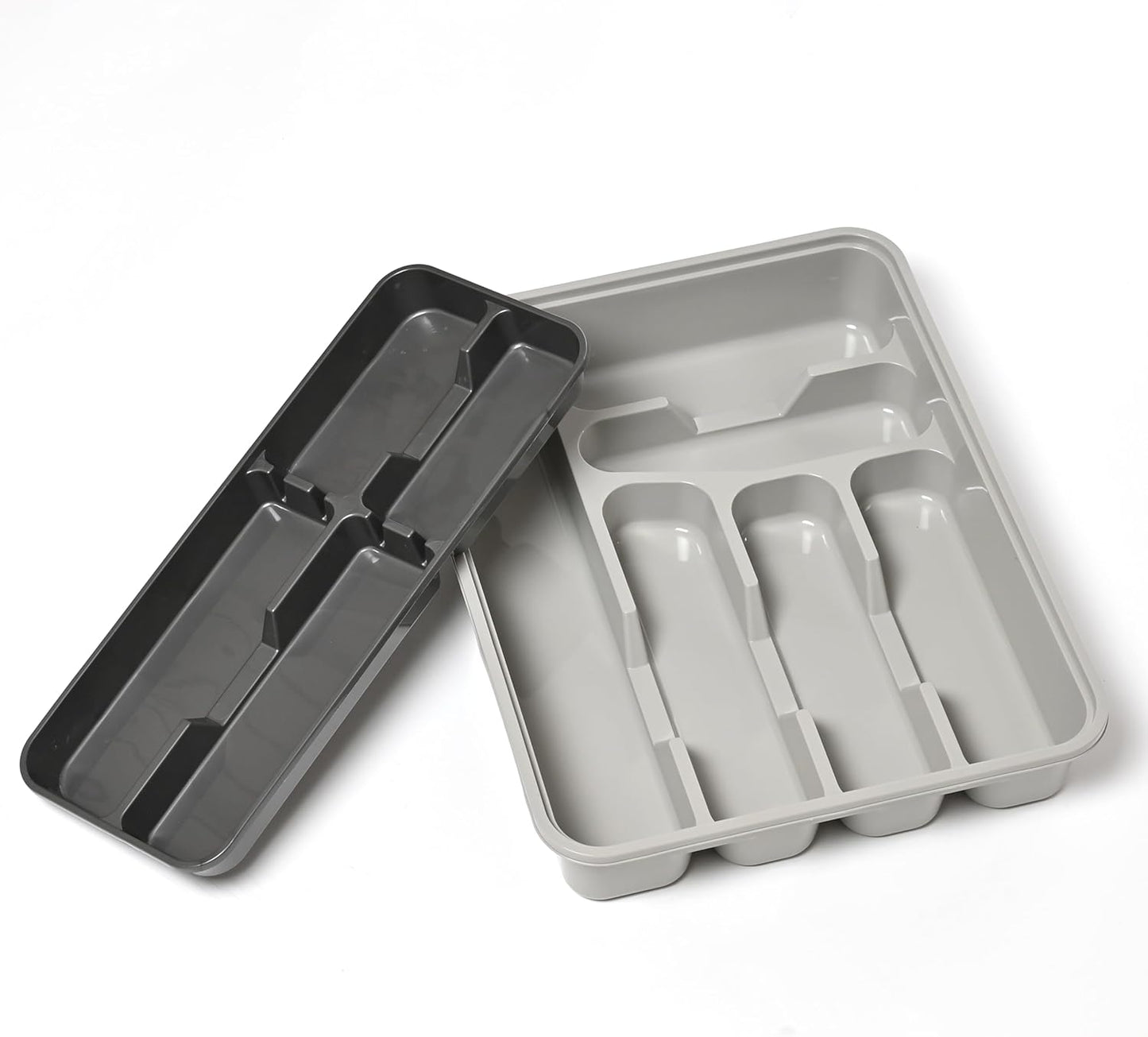 Cutlery Tray For Kitchen 2 Drawer Organiser  Utensil Tray | Flatware Storage