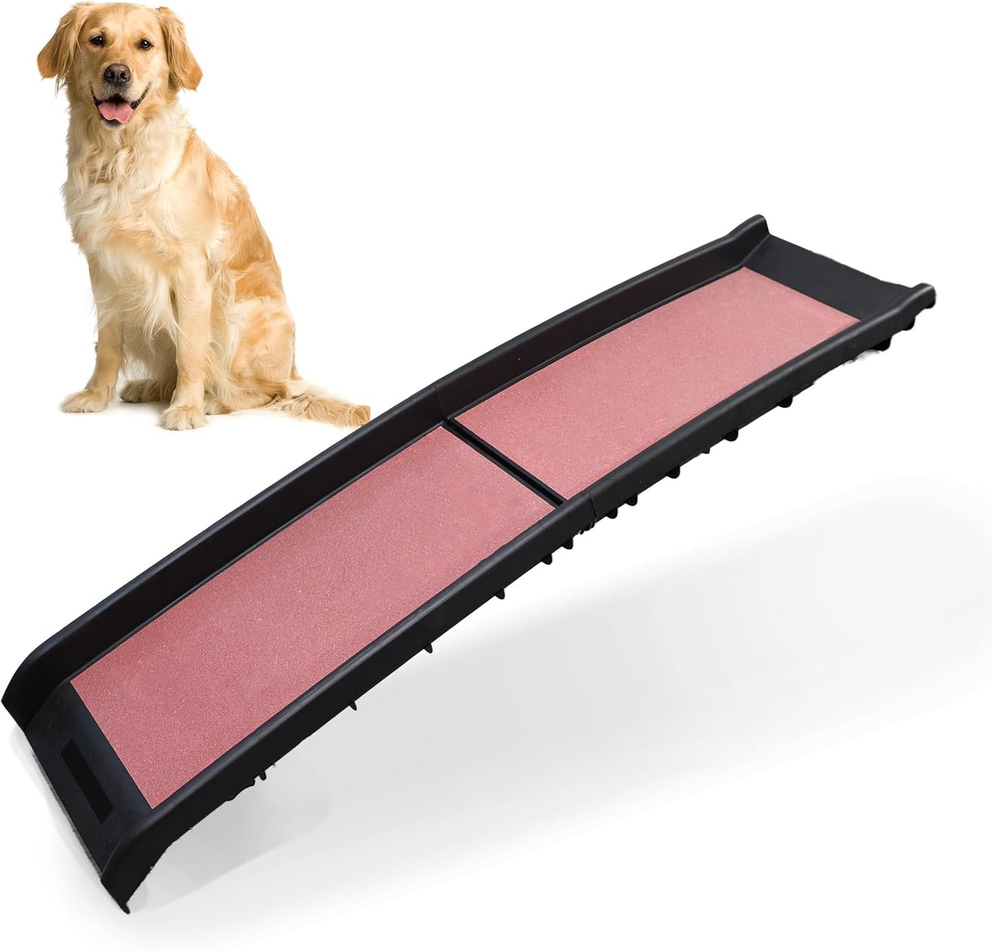 DIVCHI Pet Ramp Anti Slip Dog Ramps Lightweight & Portable Plastic Dog Car Ramps Foldable Pets Ramp