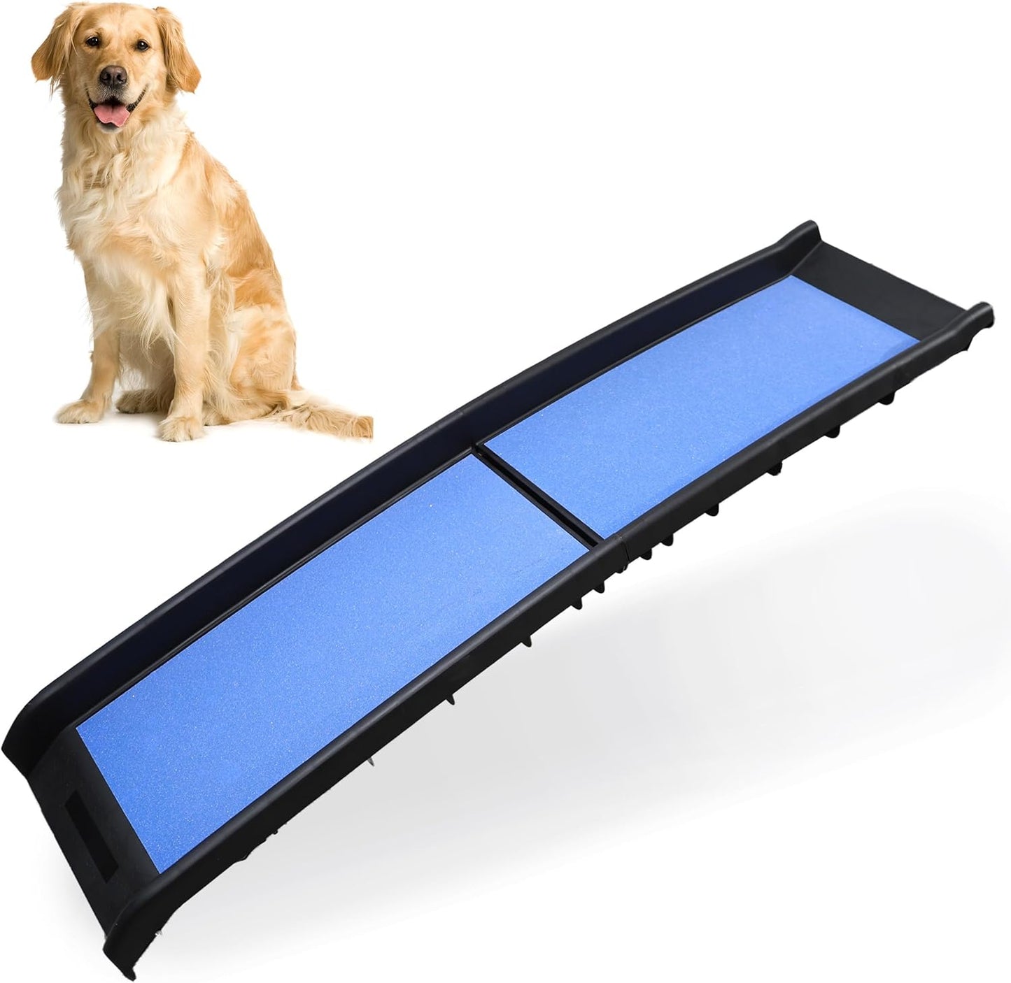 DIVCHI Pet Ramp Anti Slip Dog Ramps Lightweight & Portable Plastic Dog Car Ramps Foldable Pets Ramp