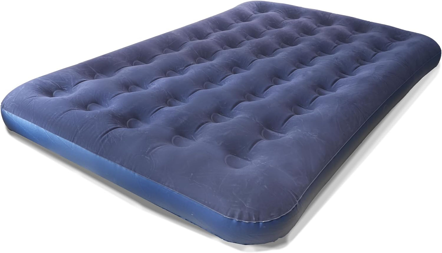 Air Bed Available in Double & Single size Manual Air Pump With 3 Nozzle