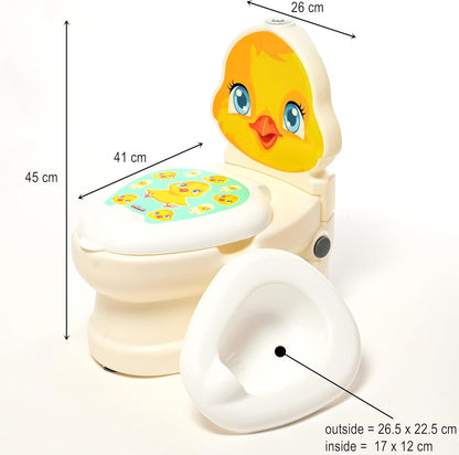 Potty Training Toilet Seat for Kids Toilet Potty with Light & Removable Pot