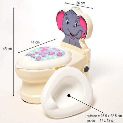 Potty Training Toilet Seat for Kids Toilet Potty with Light & Removable Pot