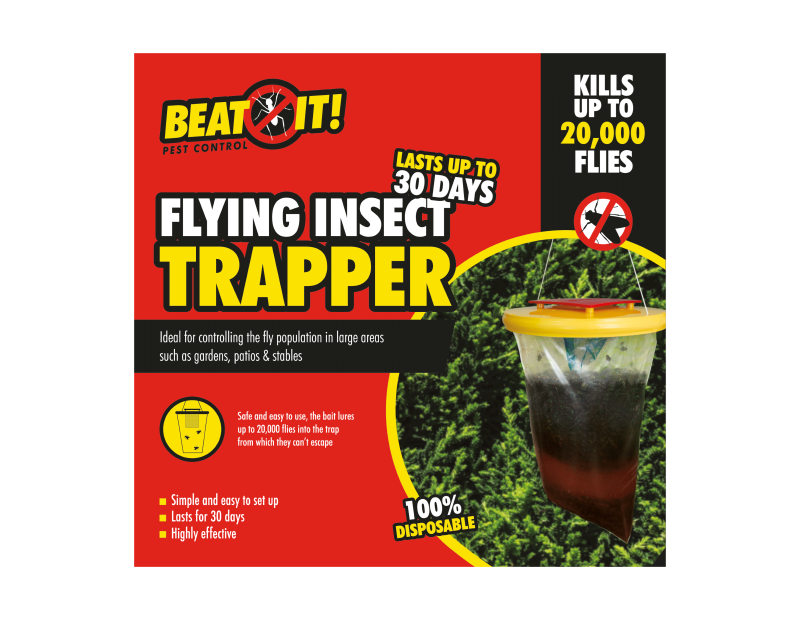 2 Pc Flying Insect Trapper Catching bags with Red Top Can Kill Upto 20,000 Flies