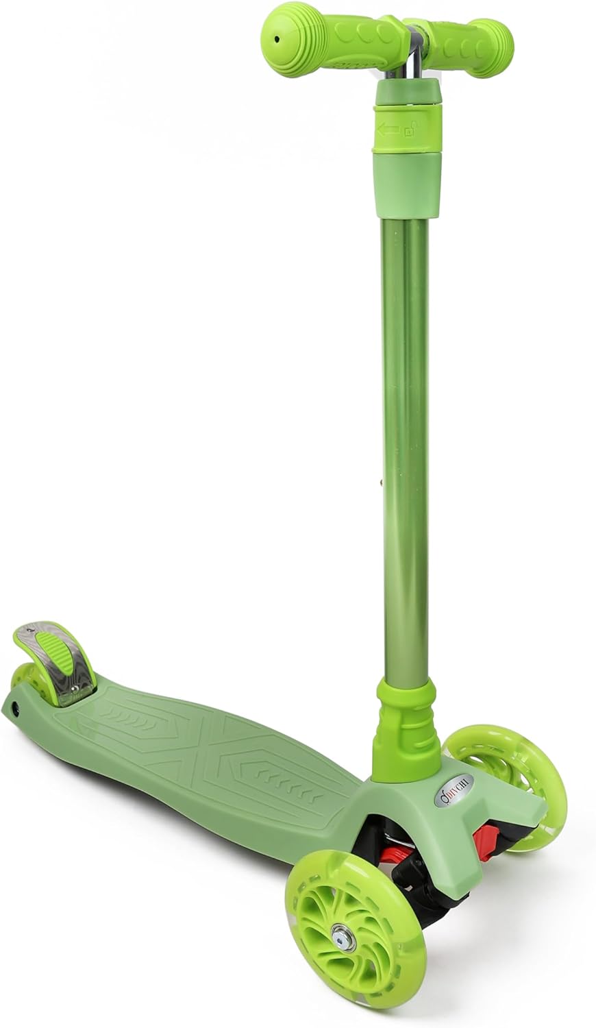 Scooter For Kids 3 Wheel Scooter For Girls & Boys, Kick Scooter With 4 Adjustable Height, Lean To Steer, Light Up Wheels Push Scooter For Children