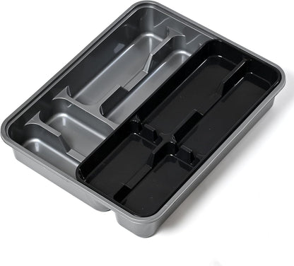 Cutlery Tray For Kitchen 2 Drawer Organiser  Utensil Tray | Flatware Storage