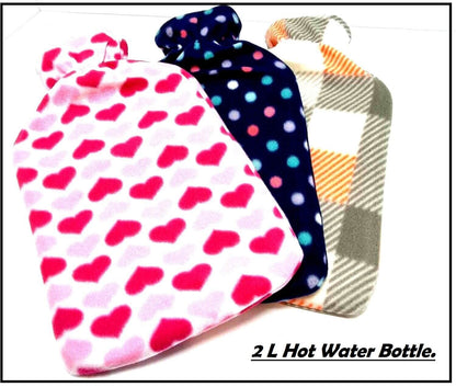 2 Liter Hot Water Bottle With Cover | Hot Water Bottle With Soft Cover