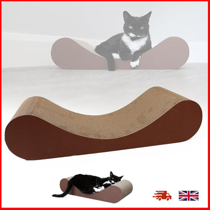 Cat Scratching Board Cat Lounge Bed With Catnip For Kitty