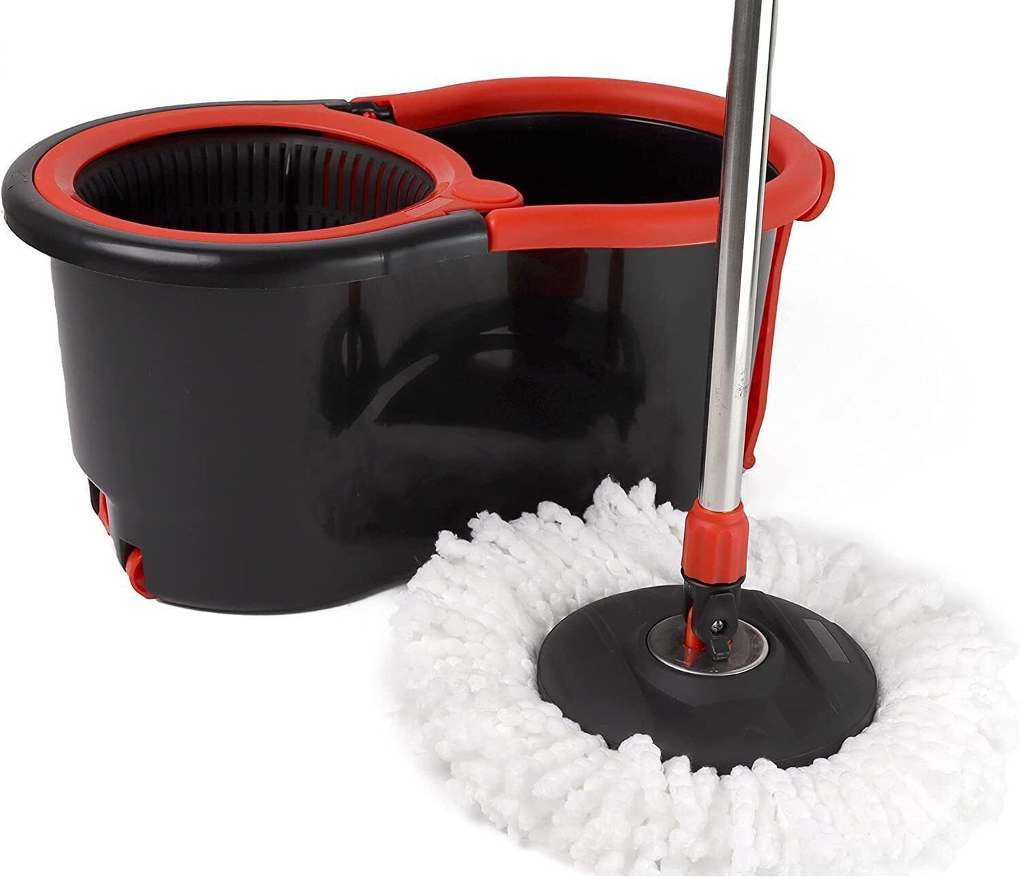 Spin Mop And Bucket Set Floor Cleaning Mopping Bucket Convenient Wheels