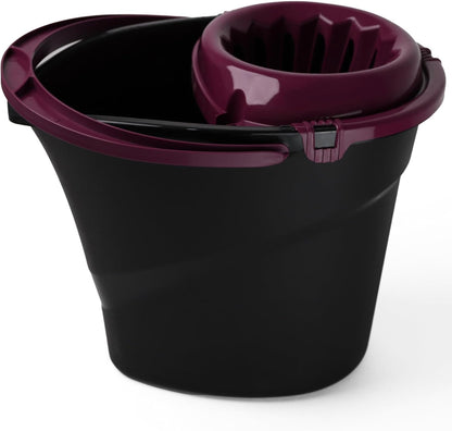 Plastic Mop Bucket 14 Litre Large & Small Area Cleaning Floor Mop Bucket