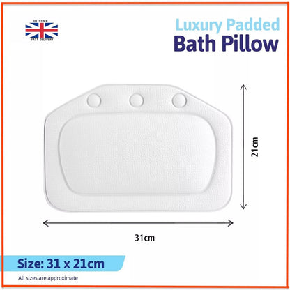 Luxury Bath Spa Pillow Perfect Comfortable Neack & Head Cushion