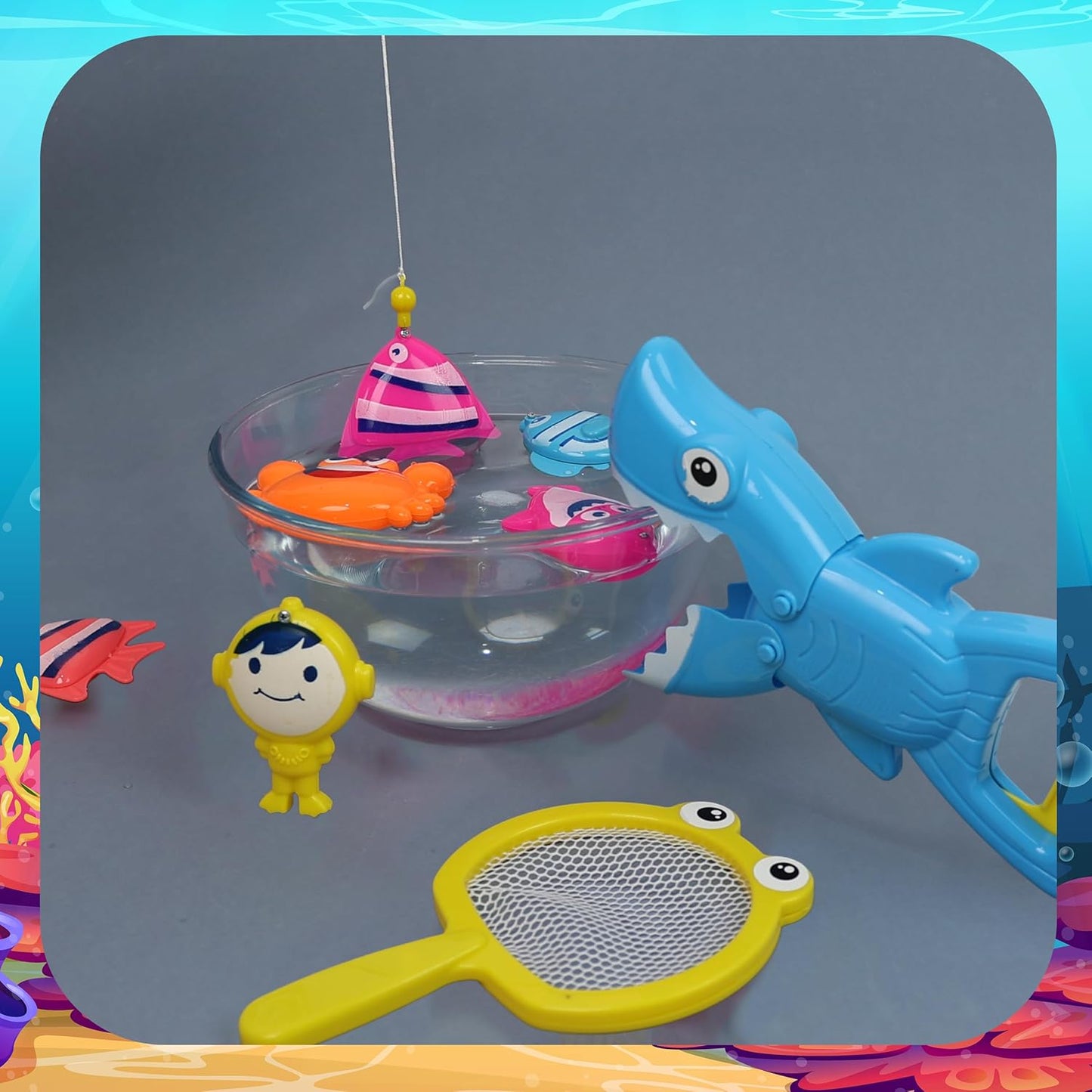 Premium Shark Kids Playset Ideal For Imaginative For Toddlers Playing Toys