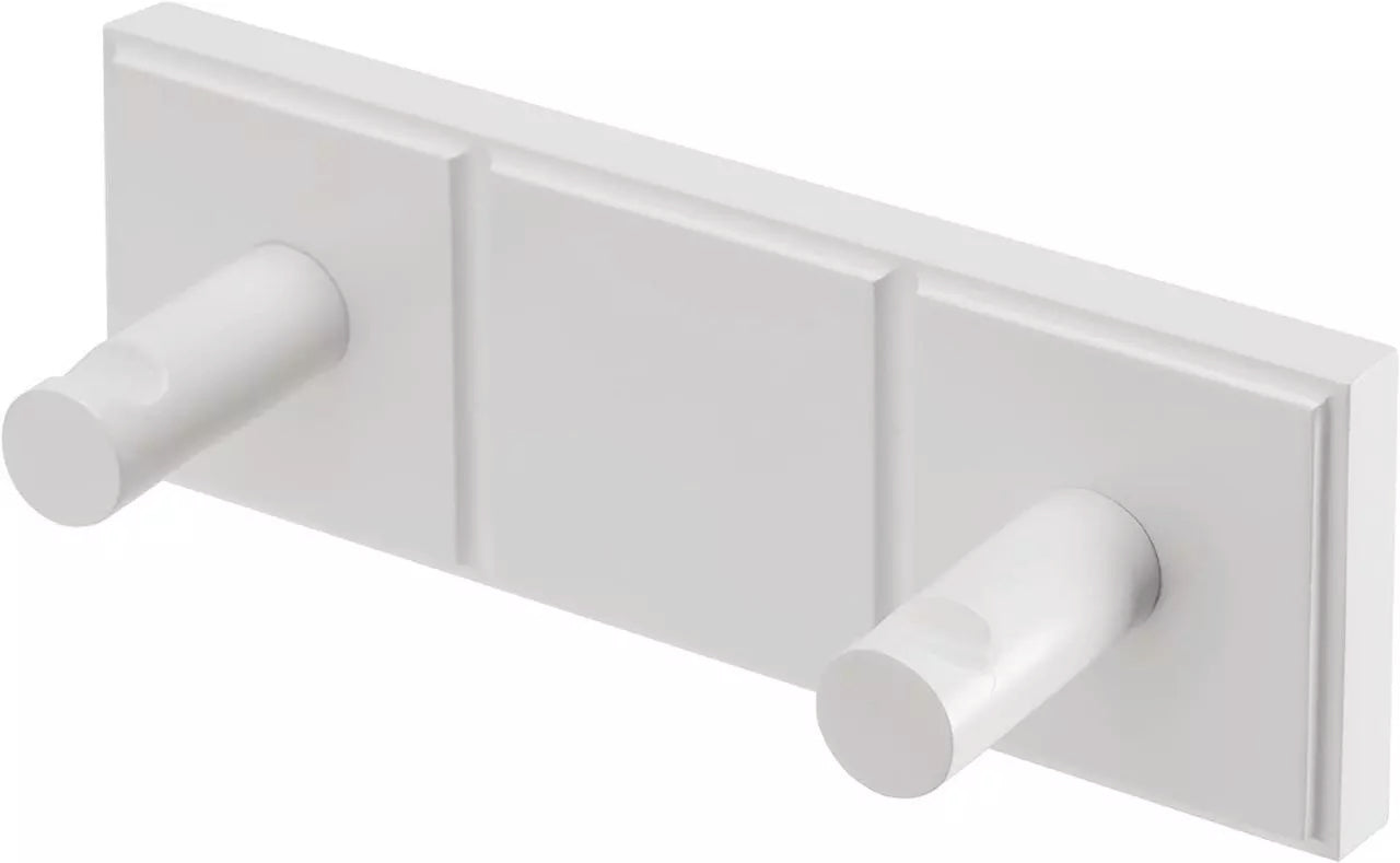 Portland Robe Hook White Wall Mounted Easy to Install