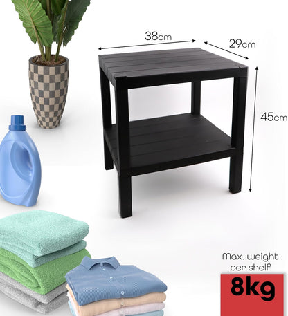 Side Tables Storage Coffee Bedside Table Perfect for Small Narrow Space