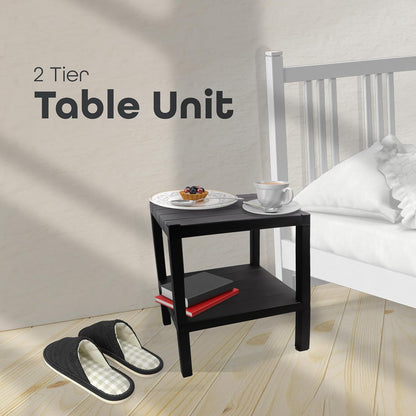 Side Tables Storage Coffee Bedside Table Perfect for Small Narrow Space