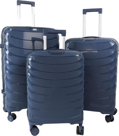 DIVCHI Luggage Sets 3 Piece Hard Shell Expandable Suitcases Lightweight Travel Trolley Suitcase with Spinner Wheels TSA Lock Telescopic Handle