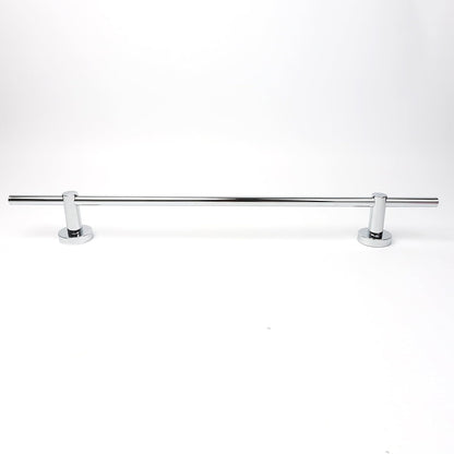 Towel Rail Wall Mounted Chrome Plated Single Bar For Bathroom Kitchen Home