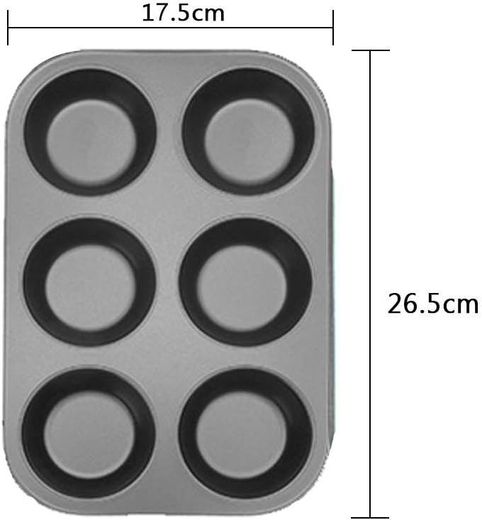 6 and 12 Cups Muffin Baking Pan