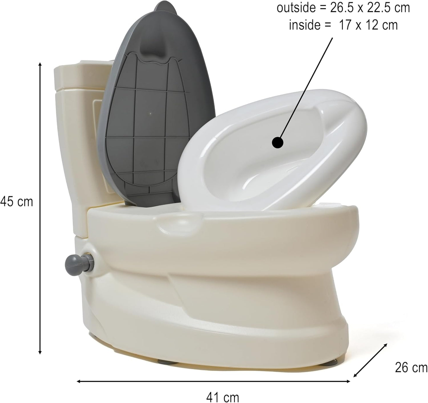 Potty Training Toilet Seat for Kids Toilet Potty with Light & Removable Pot