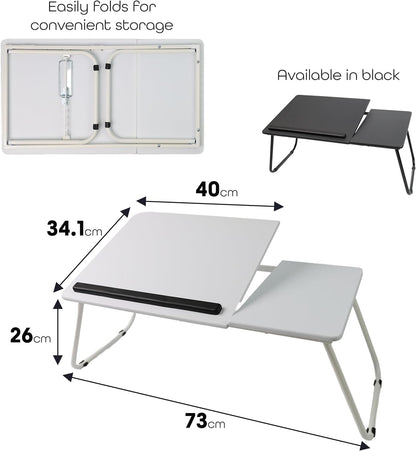 Foldable Laptop Desk  Table With Foldable Legs, Reading Holder Notebook Stand Breakfast Bed Tray Book Holder For Sofa, Bed, Terrace, Balcony