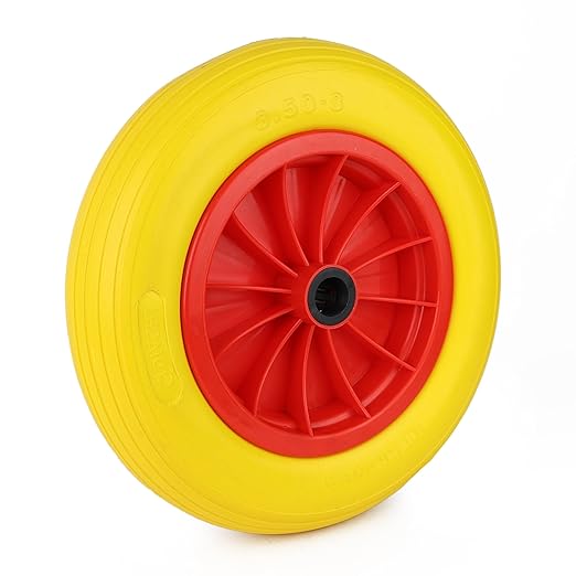 Pneumatic Wheel Air Filled Tires 4.8/4-8" Heavy-duty Replacement Wheels For Wheelbarrows, Hand Truck, Utility Cart, Garden Cart, Buggies