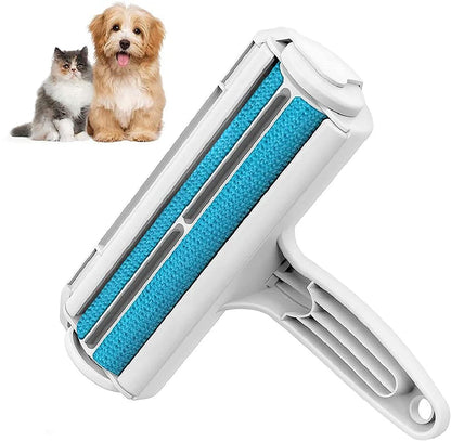 DIVCHI Reusable Pet Hair Remover Roller for Dogs Cats, Animal Hair Removal Brush Easy to Clean the Pet Fur from Sofa Carpet, Furniture, Rugs, Clothes and bedding, Laundry